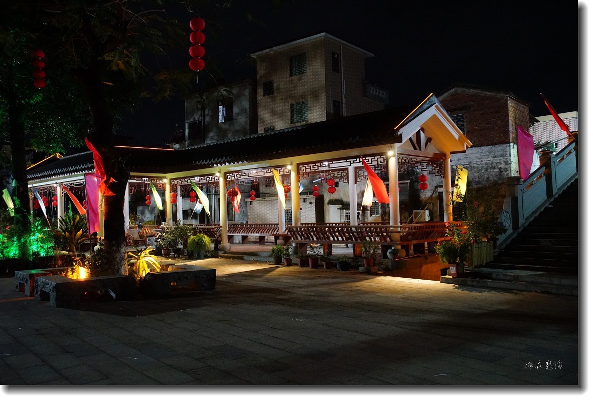 随拍黄连水乡夜景