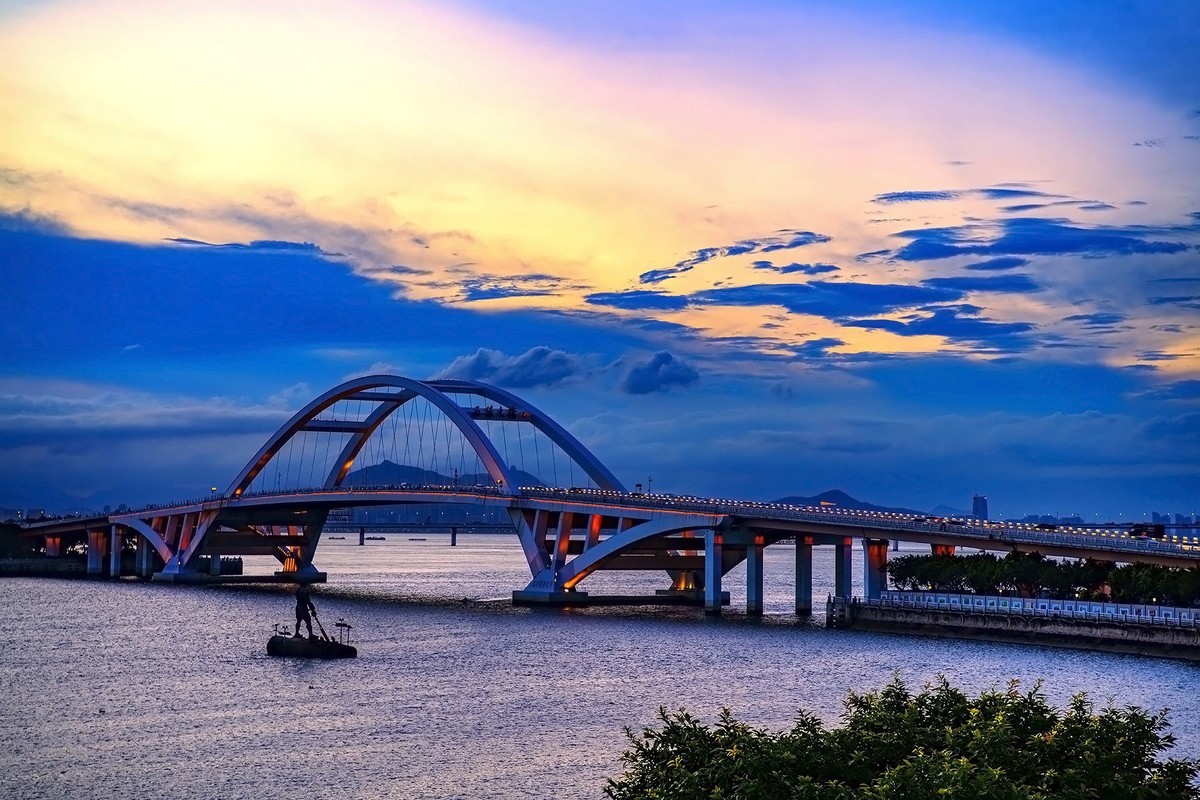 俯瞰五缘湾国际游艇中心