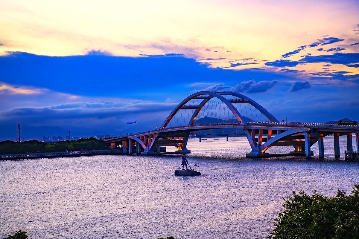 俯瞰五缘湾国际游艇中心