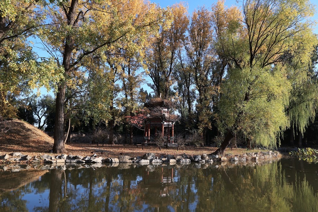 秋色中的圆明园