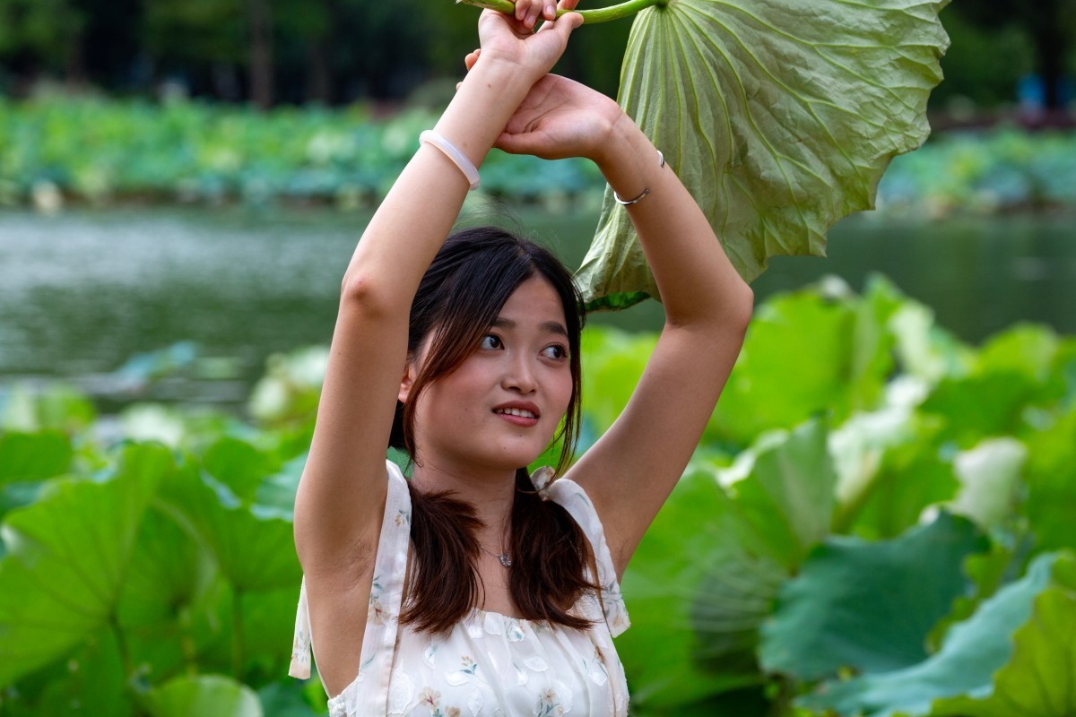 荷花池旁抓拍 2