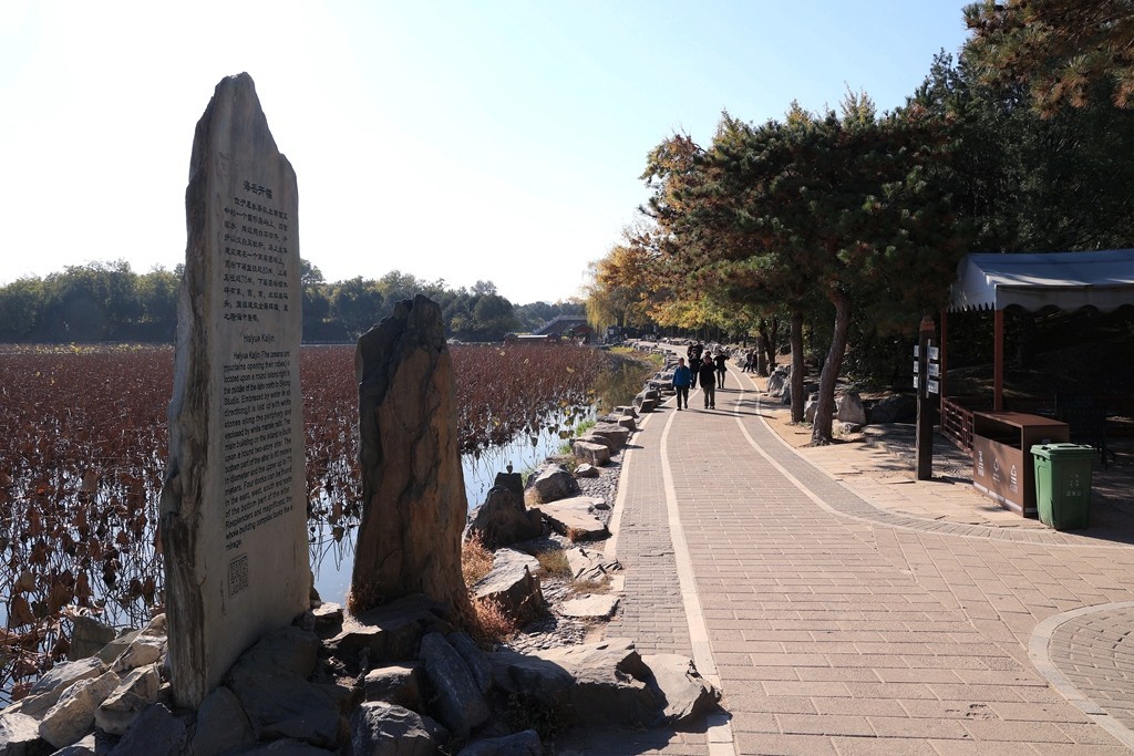 秋色中的圆明园