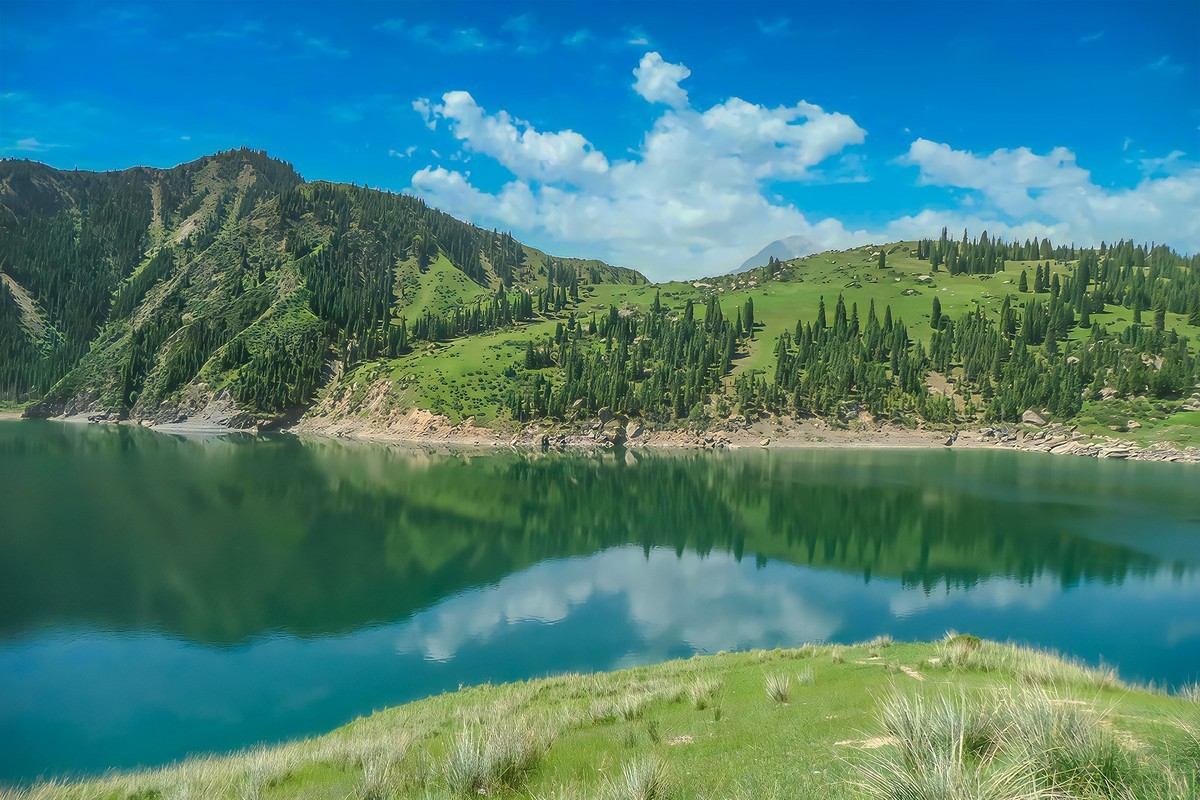 新疆库尔勒大龙池小龙池