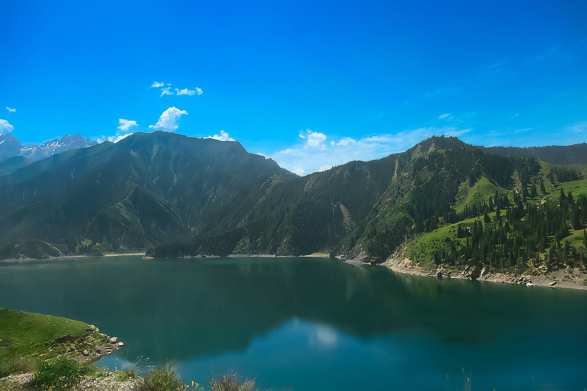 新疆库尔勒大龙池小龙池