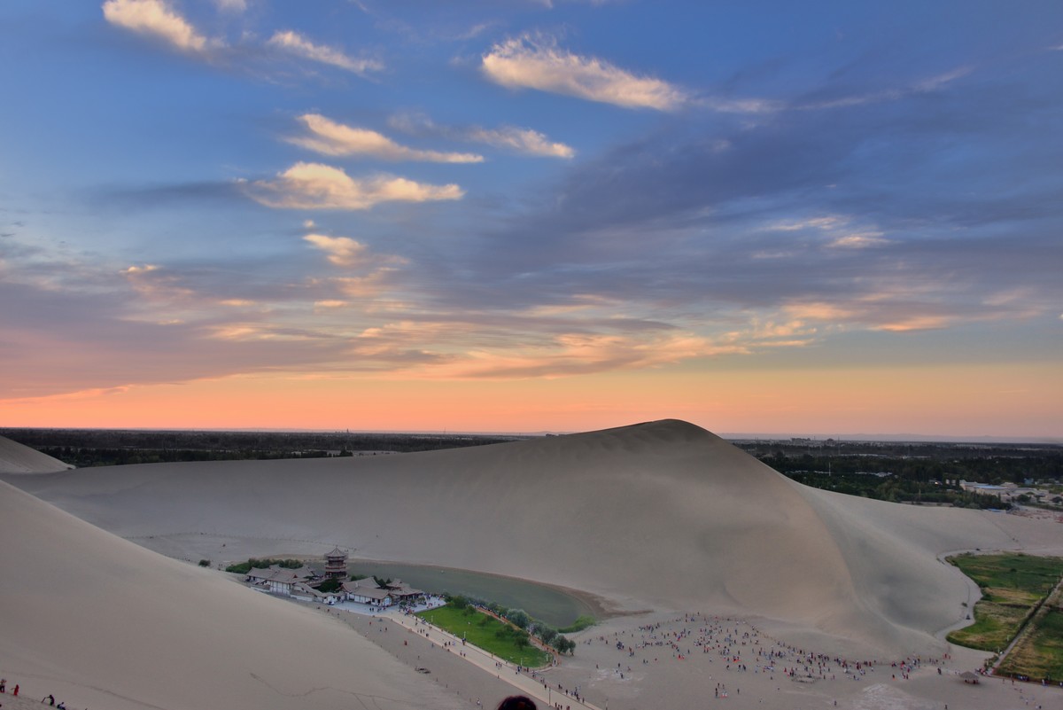 夏日青海甘肃大环线掠影——夕照鸣沙山.月牙泉【4】