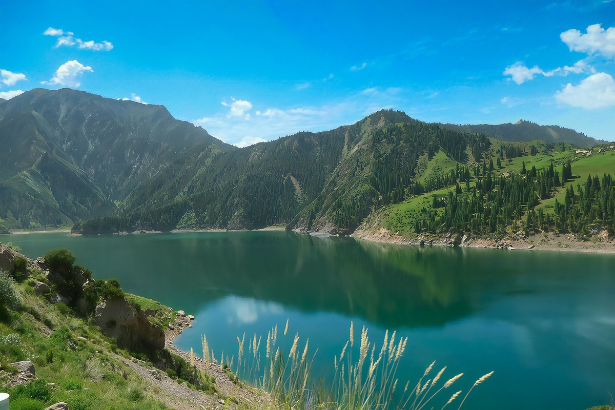 新疆库尔勒大龙池小龙池