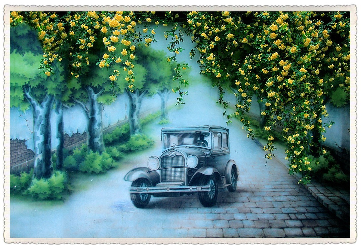 画中花  花衬画