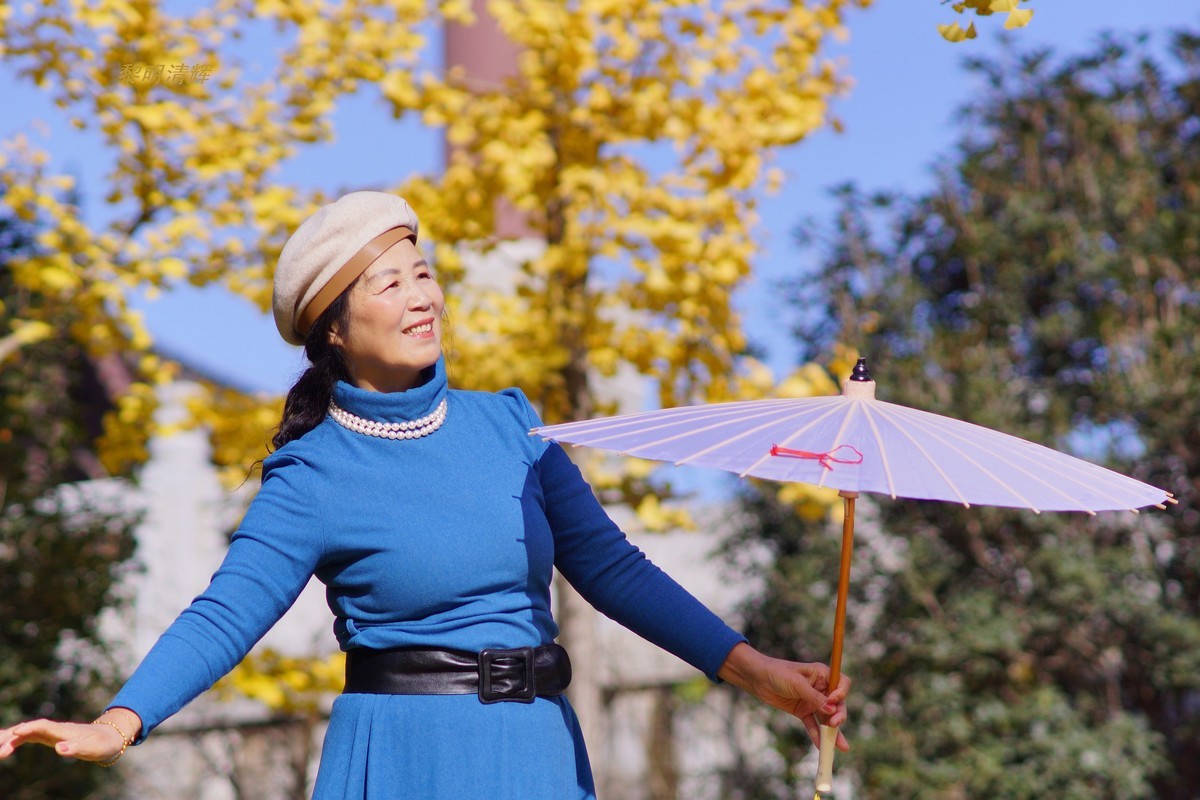 公园秋色—丽丽