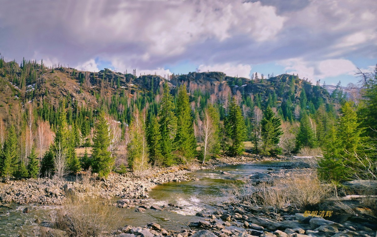 早春北疆之旅（16）：可可托海大峡谷—11
