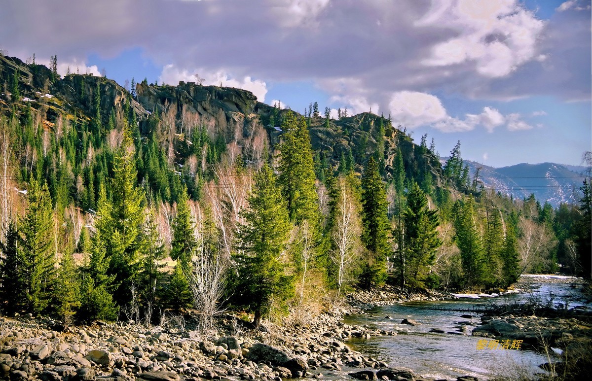 早春北疆之旅（16）：可可托海大峡谷—11