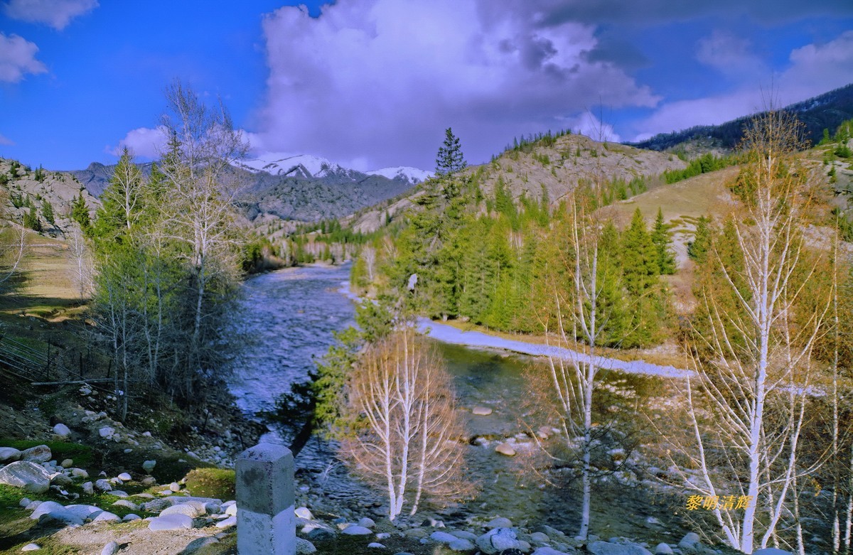 早春北疆之旅（16）：可可托海大峡谷—11