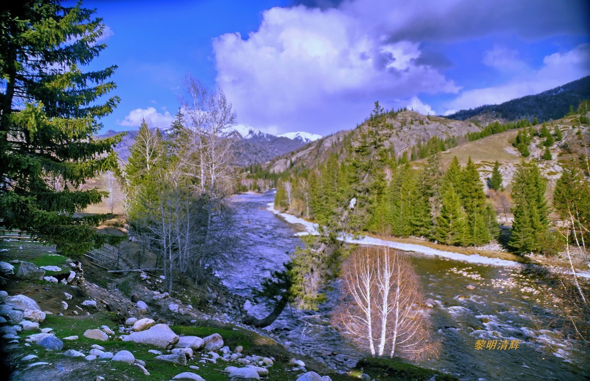 早春北疆之旅（16）：可可托海大峡谷—11