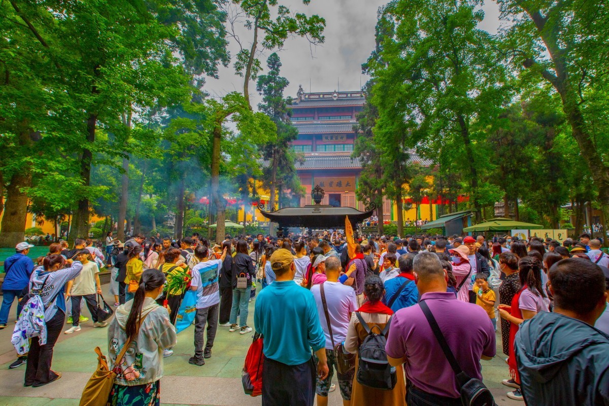 灵隐寺游拍 6