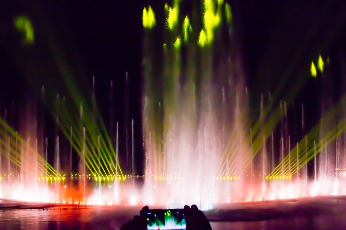 【镜头里】第1268号：唐山南湖·开滦旅游景区之光影水舞秀（三）