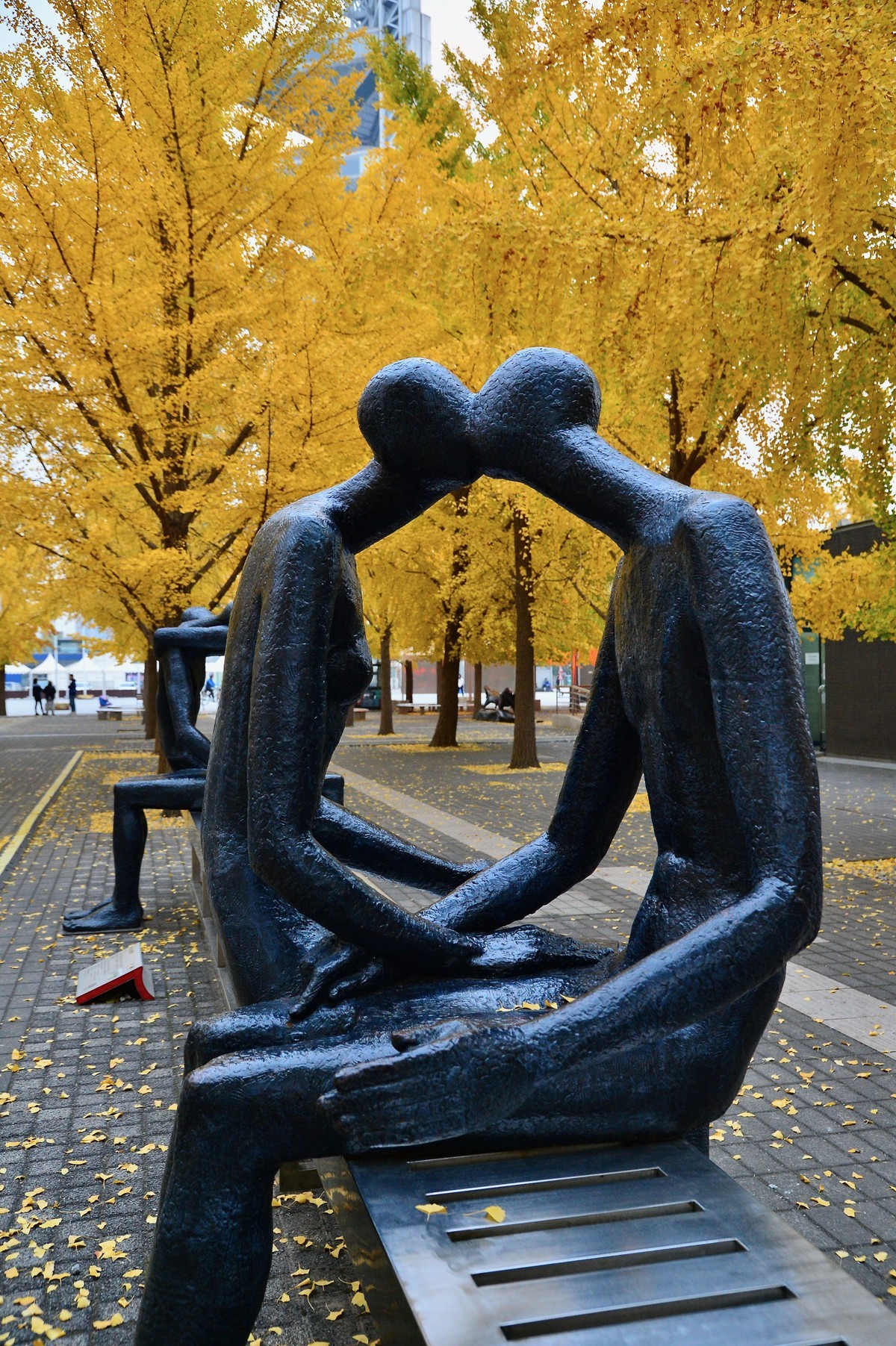 爱在深秋，拍于鸟巢