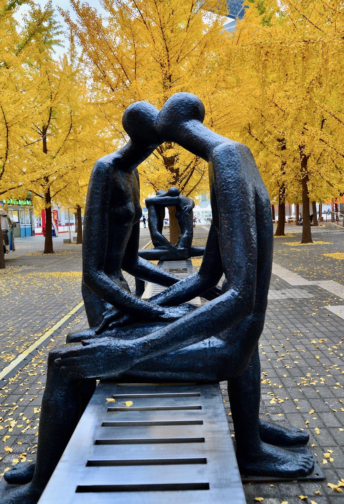 爱在深秋，拍于鸟巢