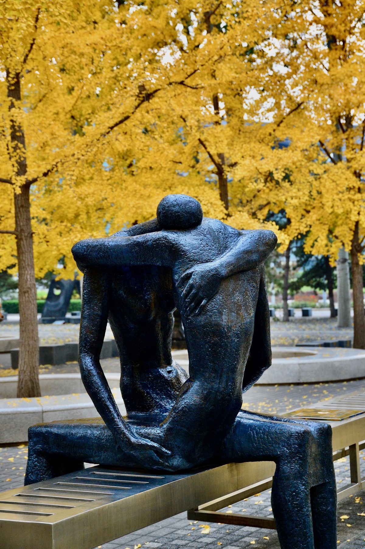 爱在深秋，拍于鸟巢