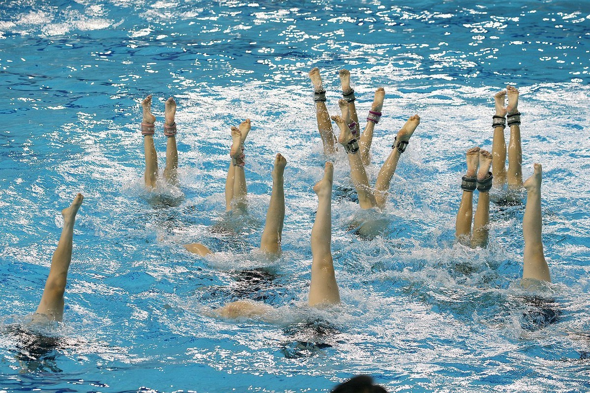 中华人民共和国第一届学生青年运动会花样游泳比赛五
