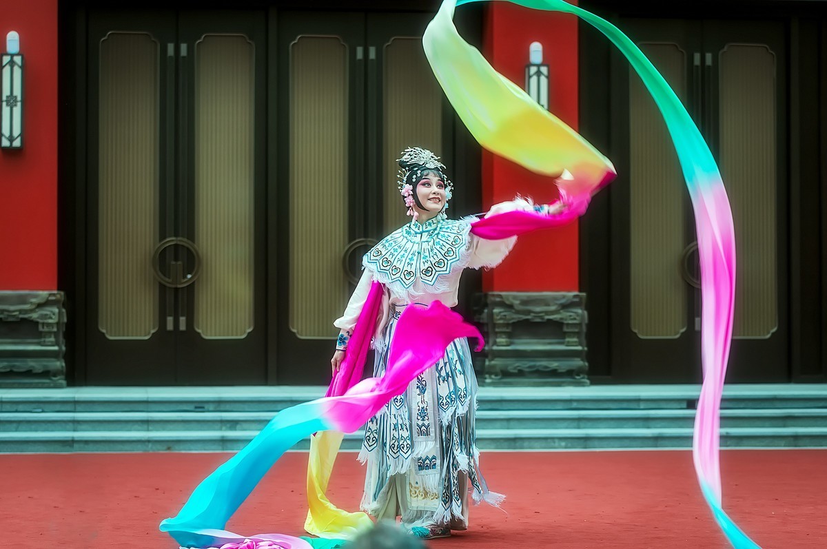 舞台摄影：《川剧舞蹈·长绸舞》