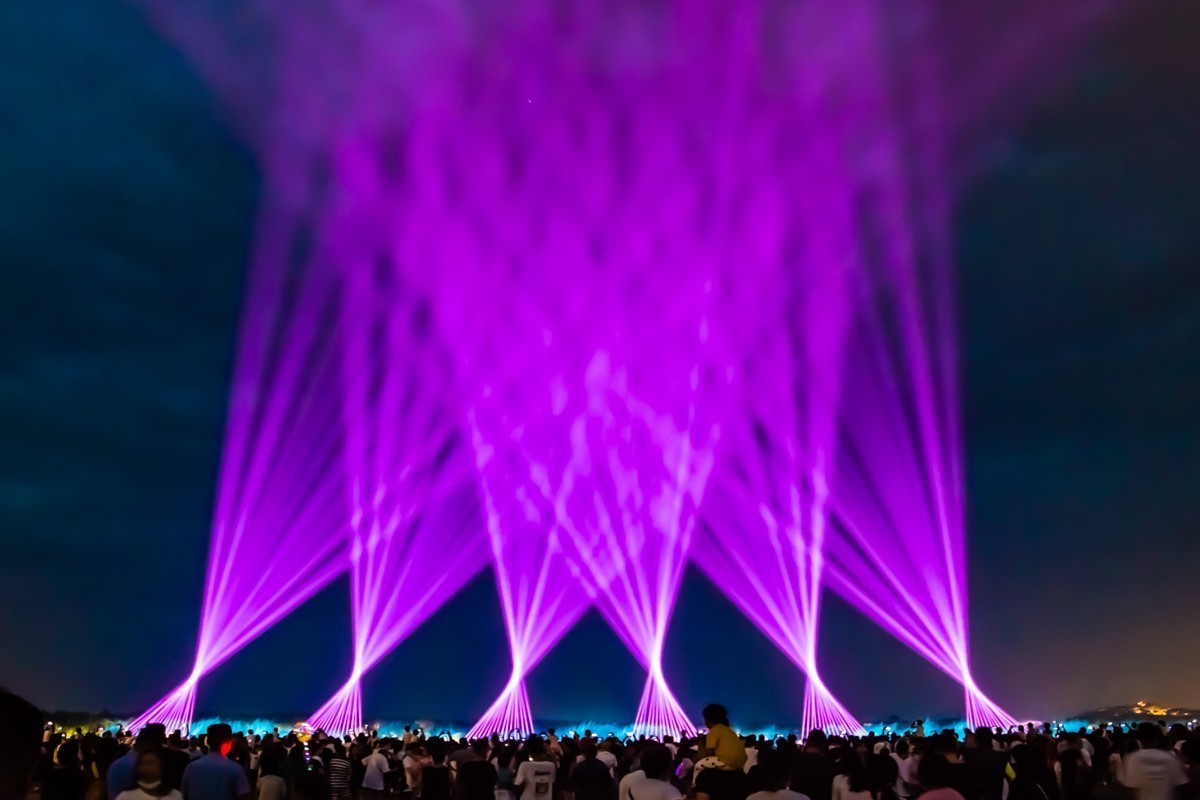 【镜头里】第1268号：唐山南湖·开滦旅游景区之光影水舞秀（三）