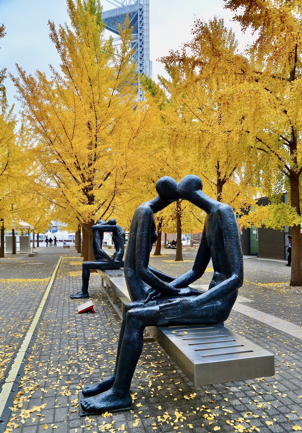 爱在深秋，拍于鸟巢