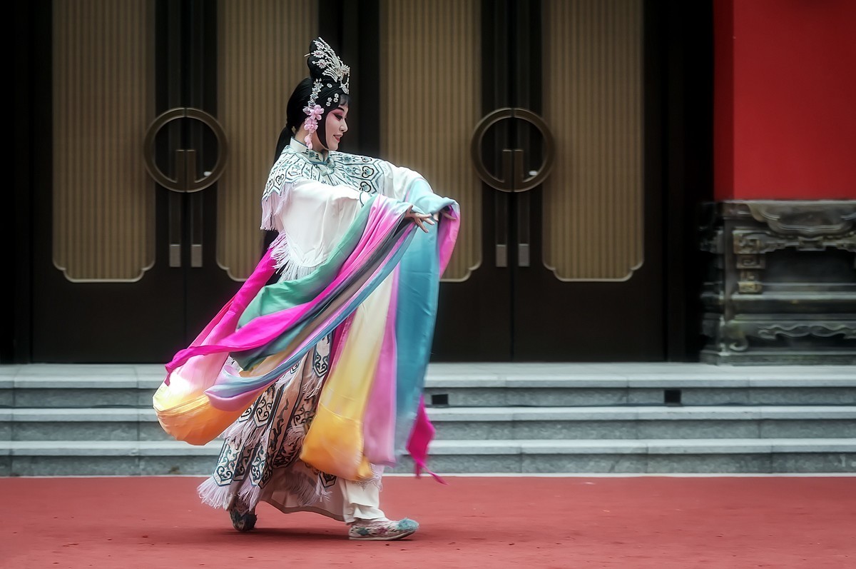 舞台摄影：《川剧舞蹈·长绸舞》