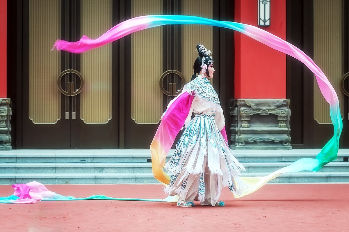 舞台摄影：《川剧舞蹈·长绸舞》