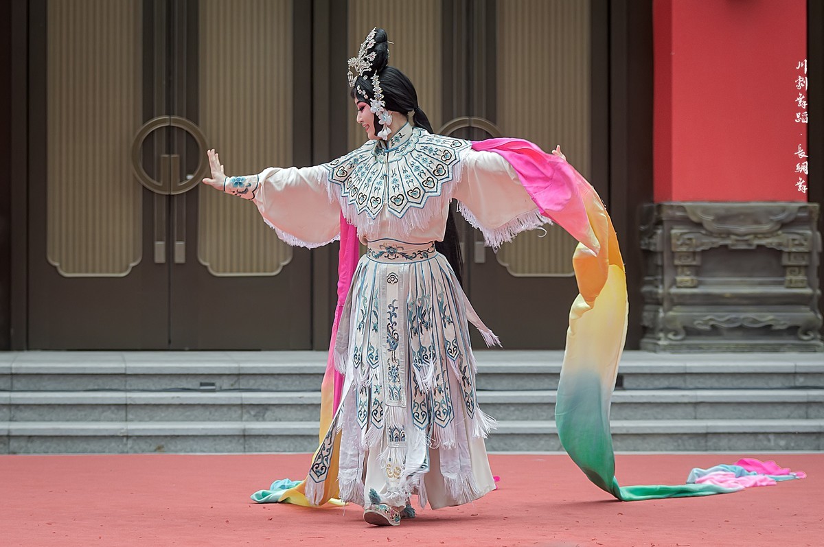 舞台摄影：《川剧舞蹈·长绸舞》