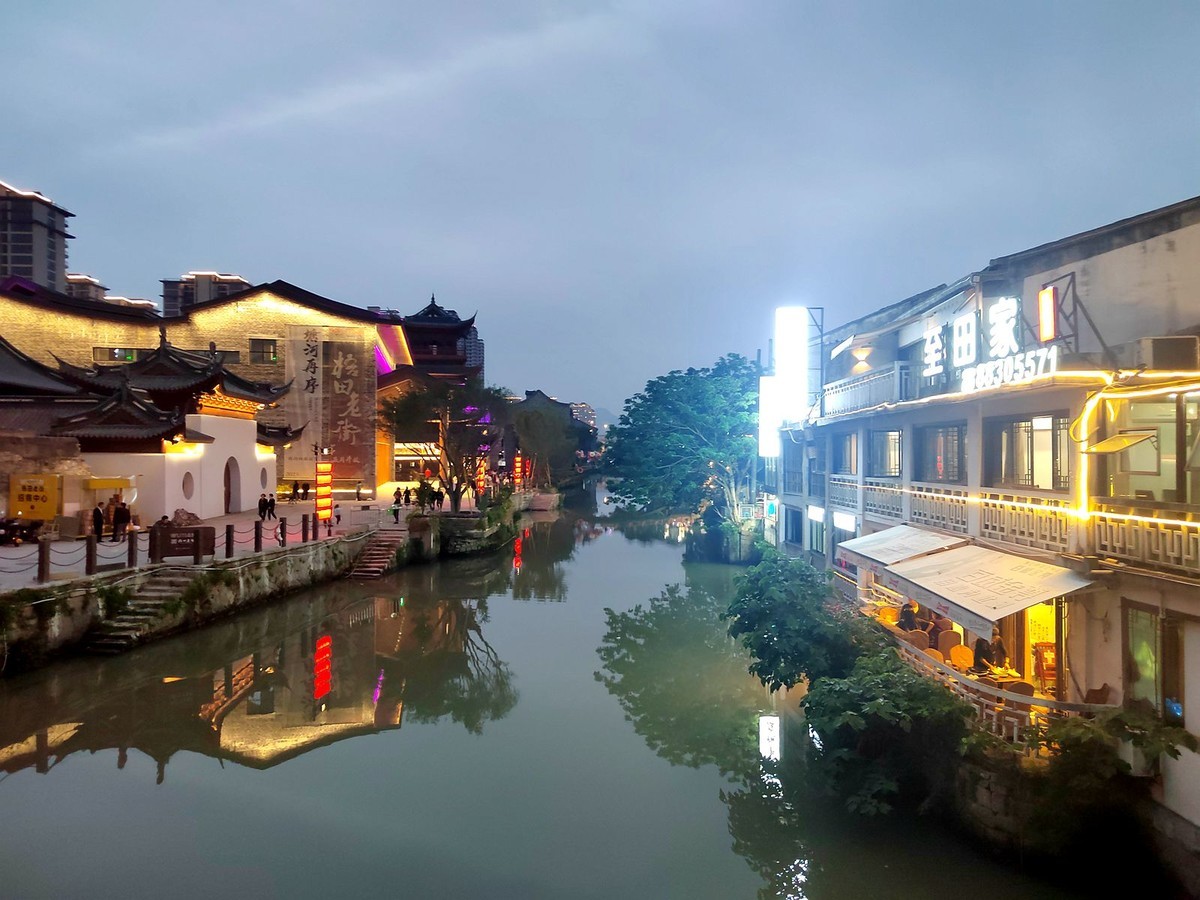 梧田老街夜景-中关村在线摄影论坛