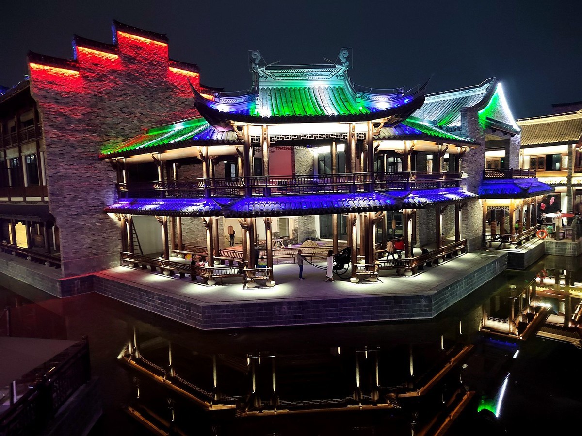 梧田老街夜景-中关村在线摄影论坛