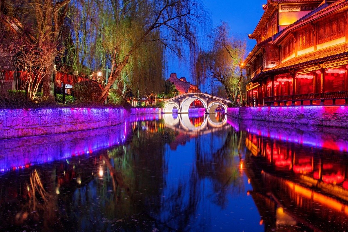 夜游台儿庄古城