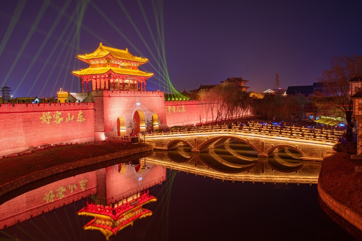 夜游台儿庄古城