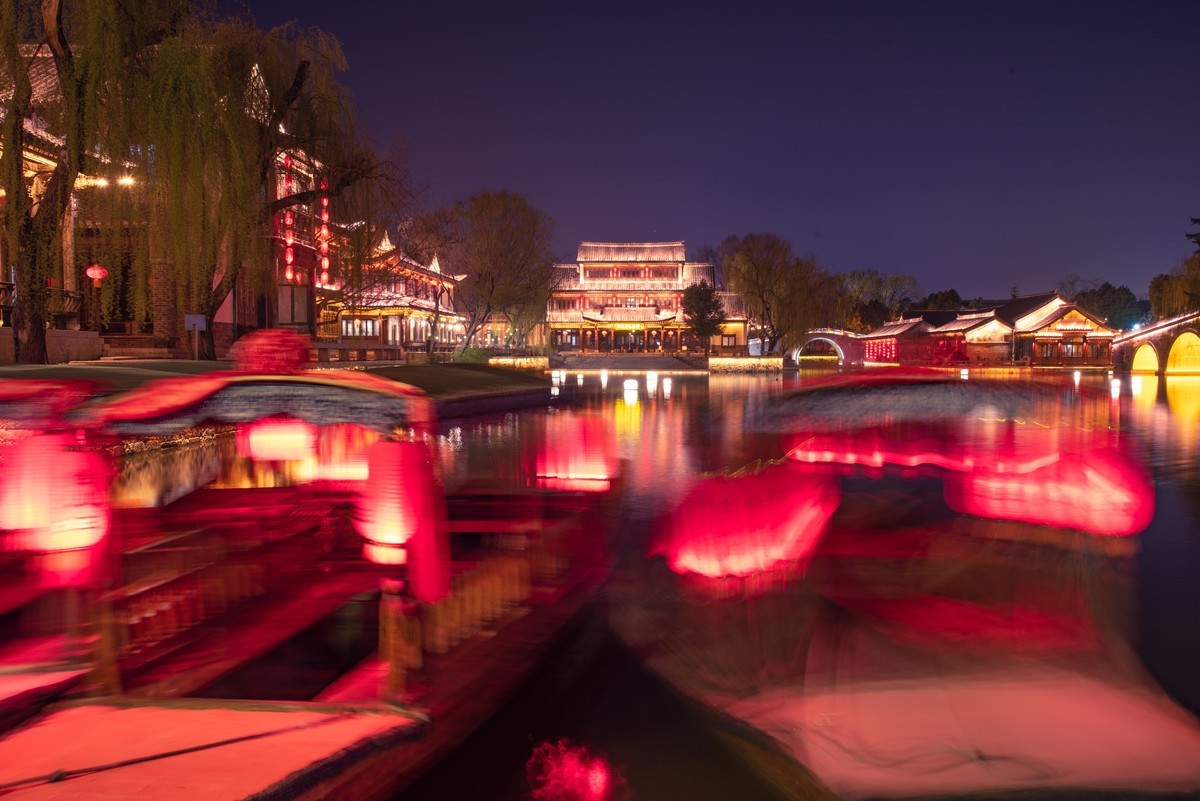 夜游台儿庄古城