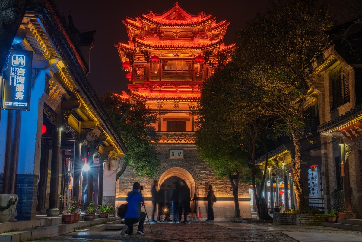 夜游台儿庄古城