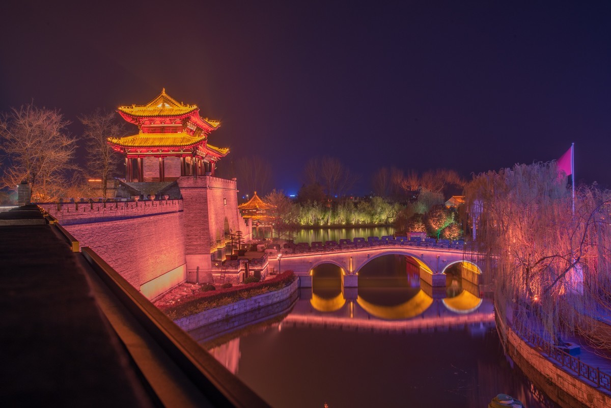 夜游台儿庄古城