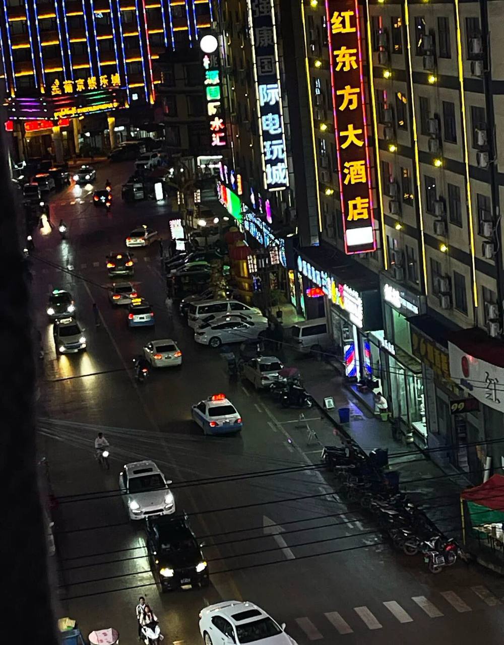 不一样的异国风情|佤邦孟波盛世娱乐大酒店观光台的美丽风景