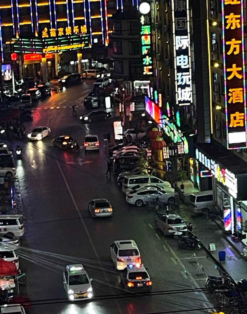 不一样的异国风情|佤邦孟波盛世娱乐大酒店观光台的美丽风景