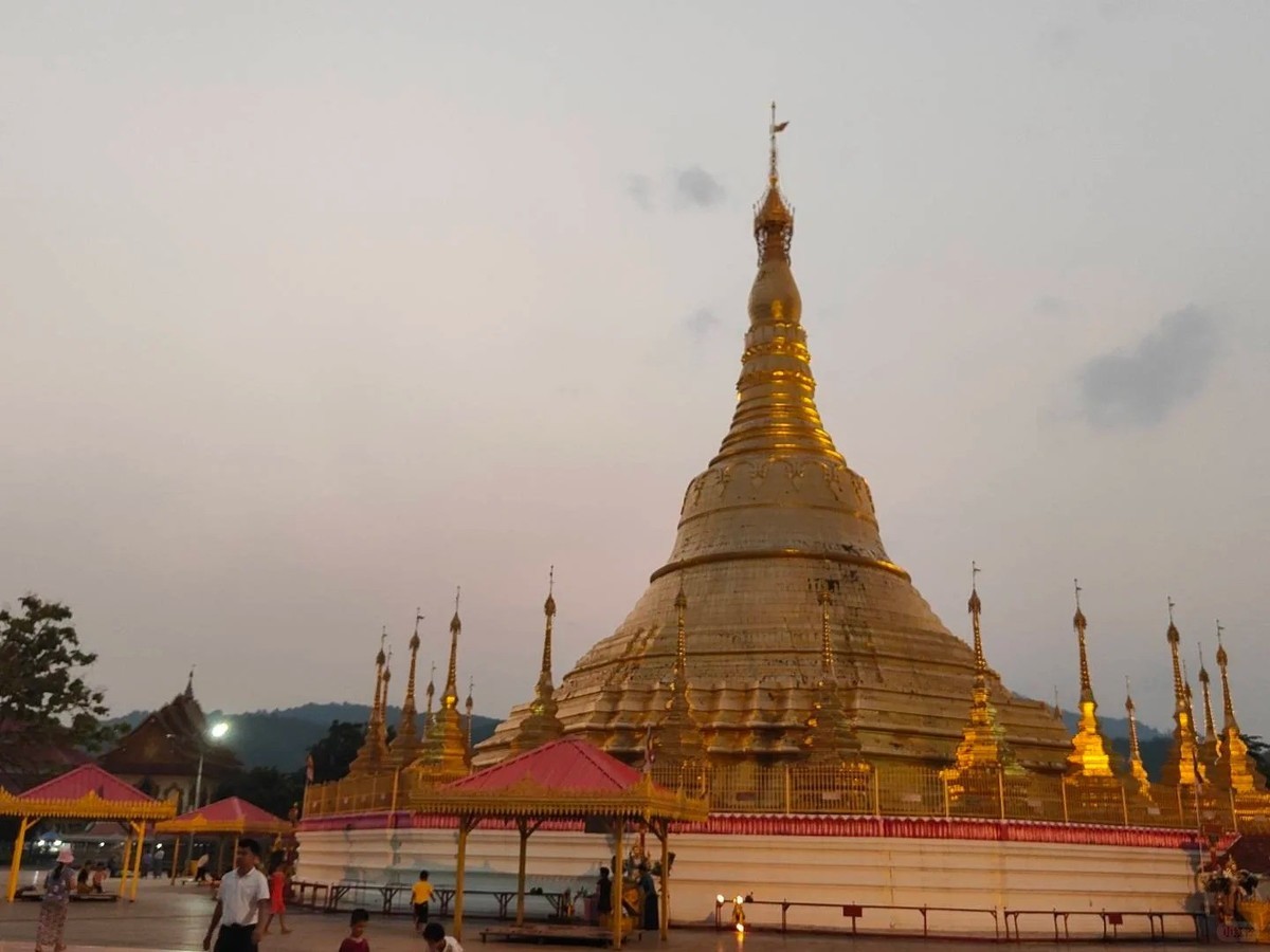 不一样的异国风情|佤邦孟波盛世娱乐大酒店观光台的美丽风景