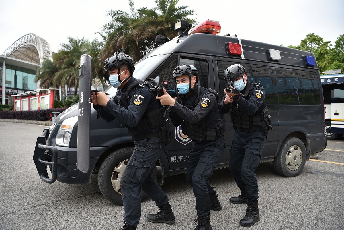 公安特警  英姿风采