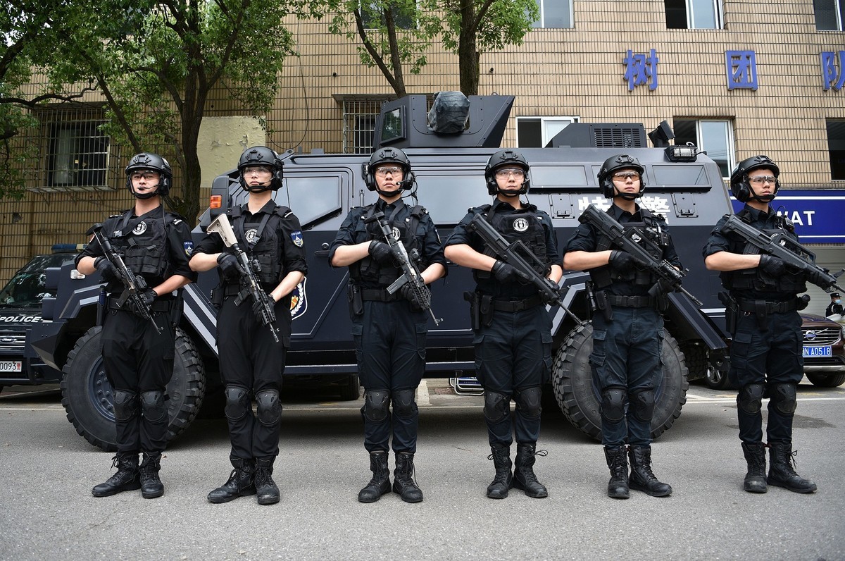 公安特警  英姿风采