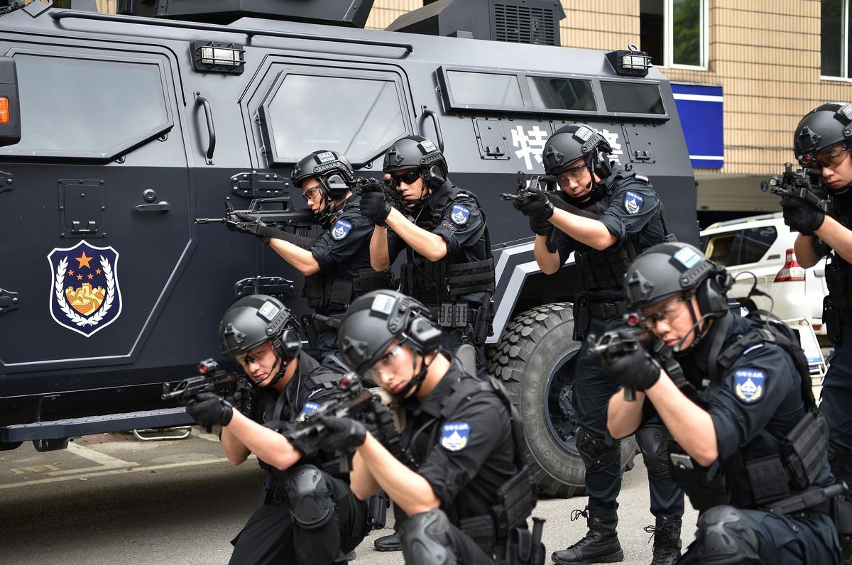 公安特警  英姿风采