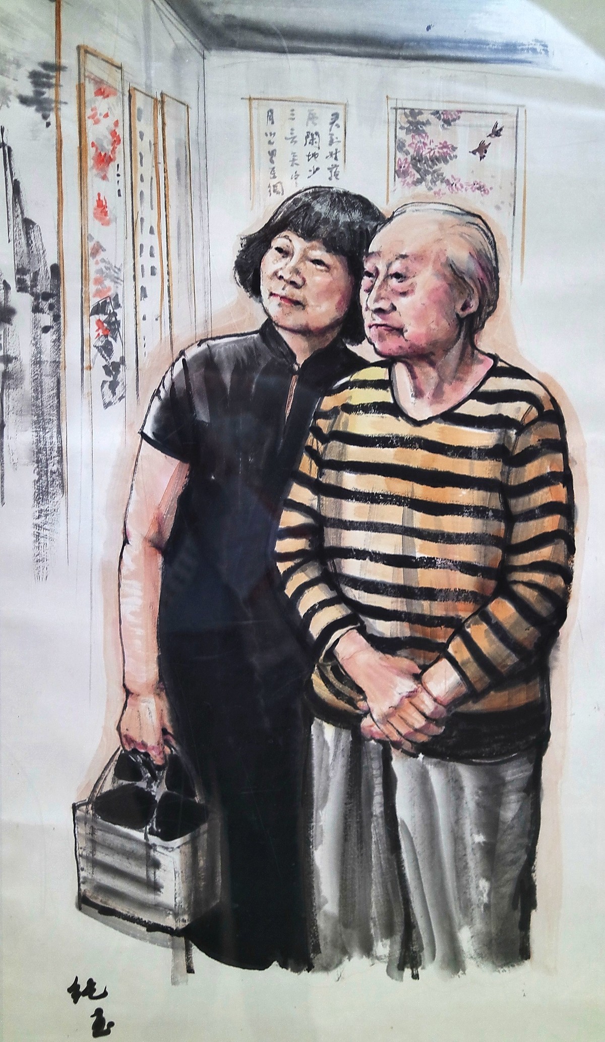 美术展拍一组国画人物