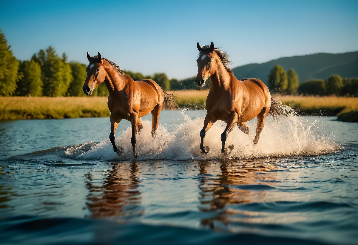 森林河流美景令人心醉神迷
