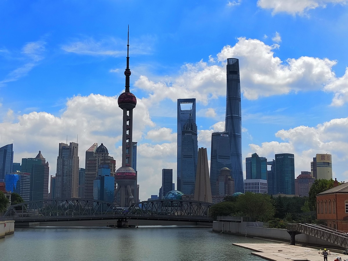 手机：上海黄浦江及苏州河畔美景