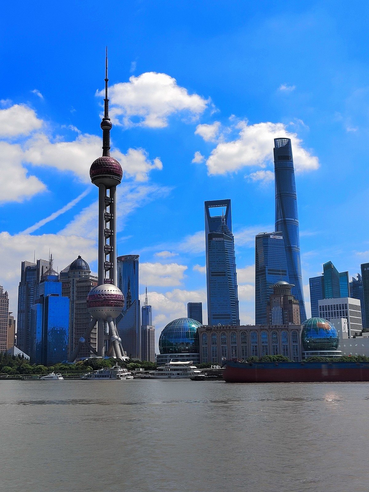 手机：上海黄浦江及苏州河畔美景