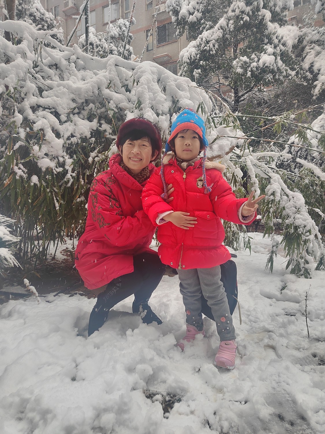 长沙下大雪啦，影记小区美妙雪景（下）