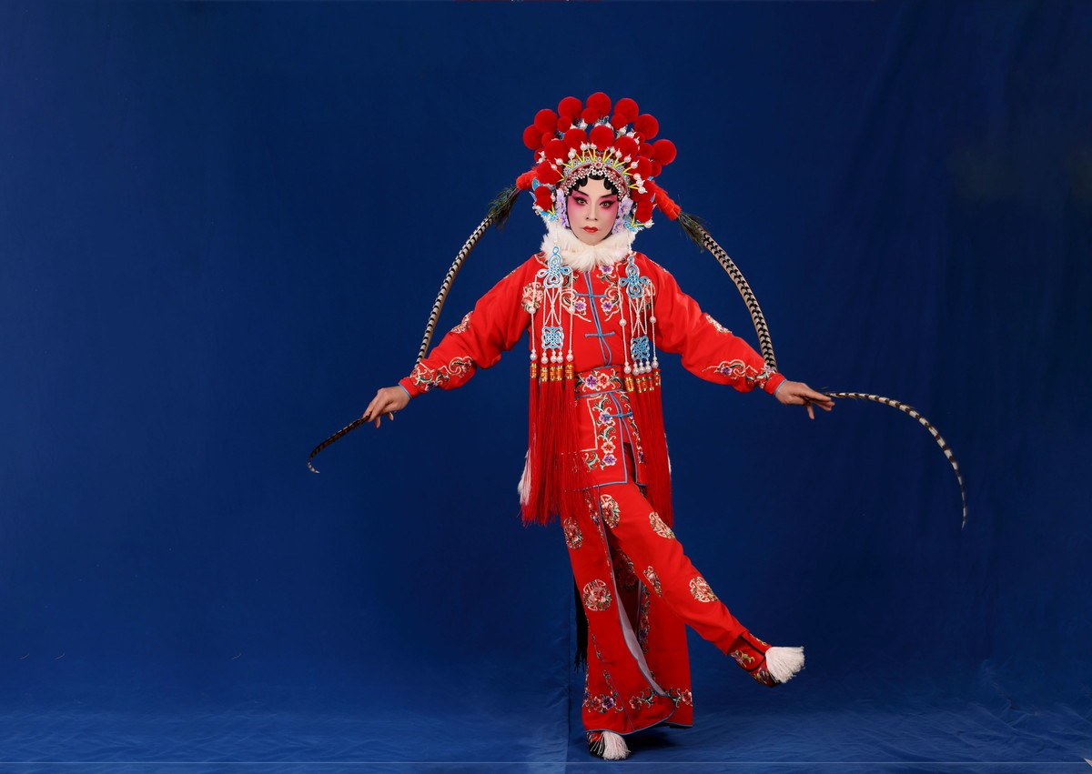 我的京剧照    京剧青石山王大娘  武旦