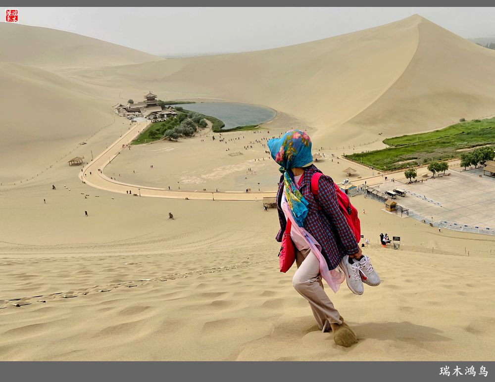 【甘青大环线】10.鸣沙山月牙泉偶遇沙尘暴