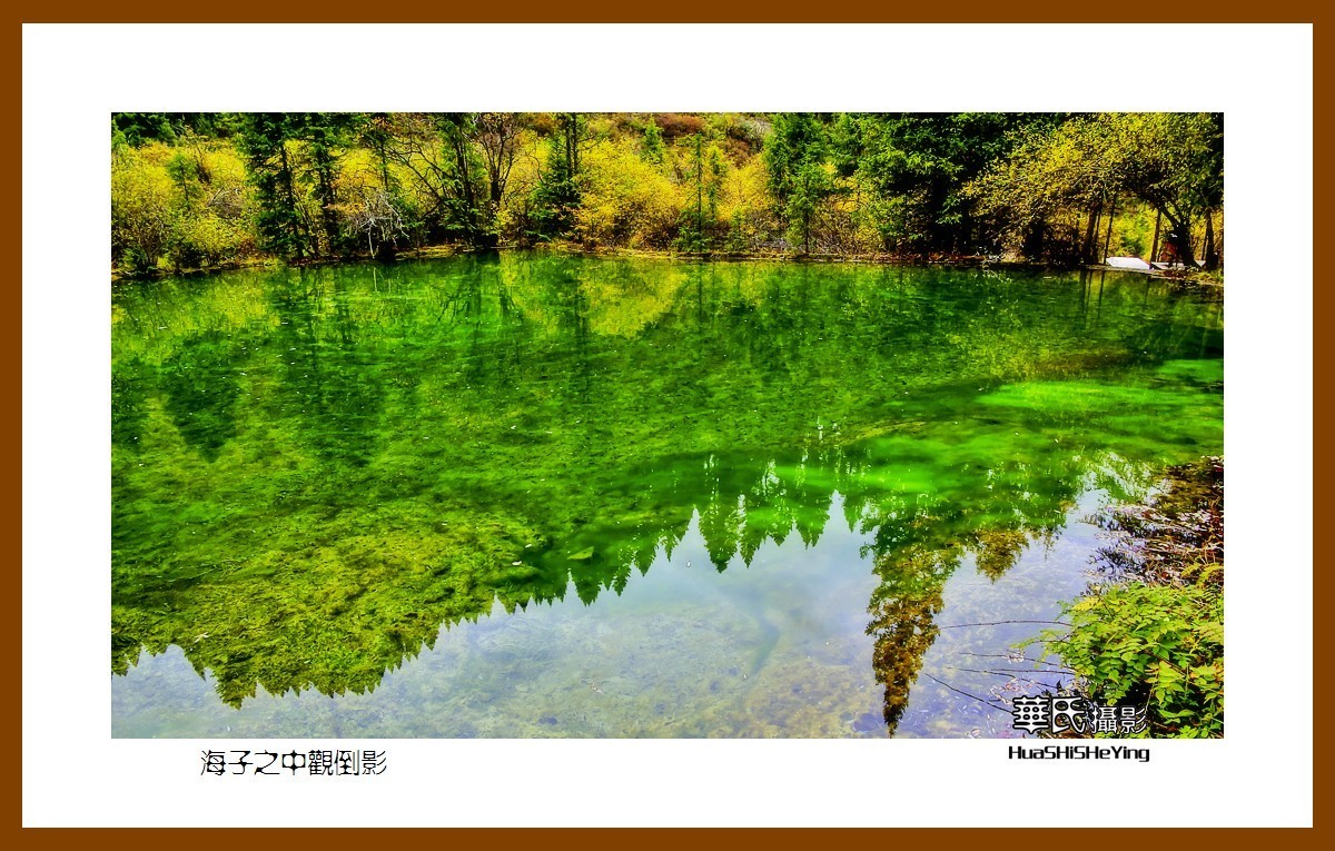 2020西西南北行游走川西168——海子之中观倒影（阿坝州松潘县牟尼沟）