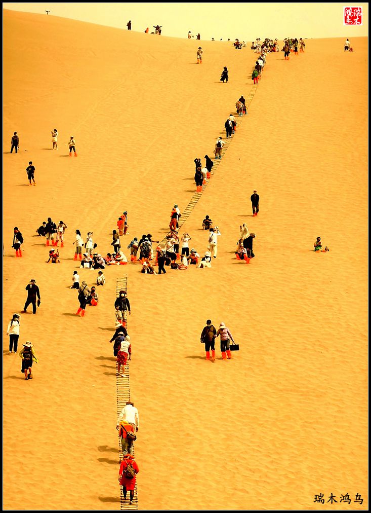 【甘青大环线】10.鸣沙山月牙泉偶遇沙尘暴